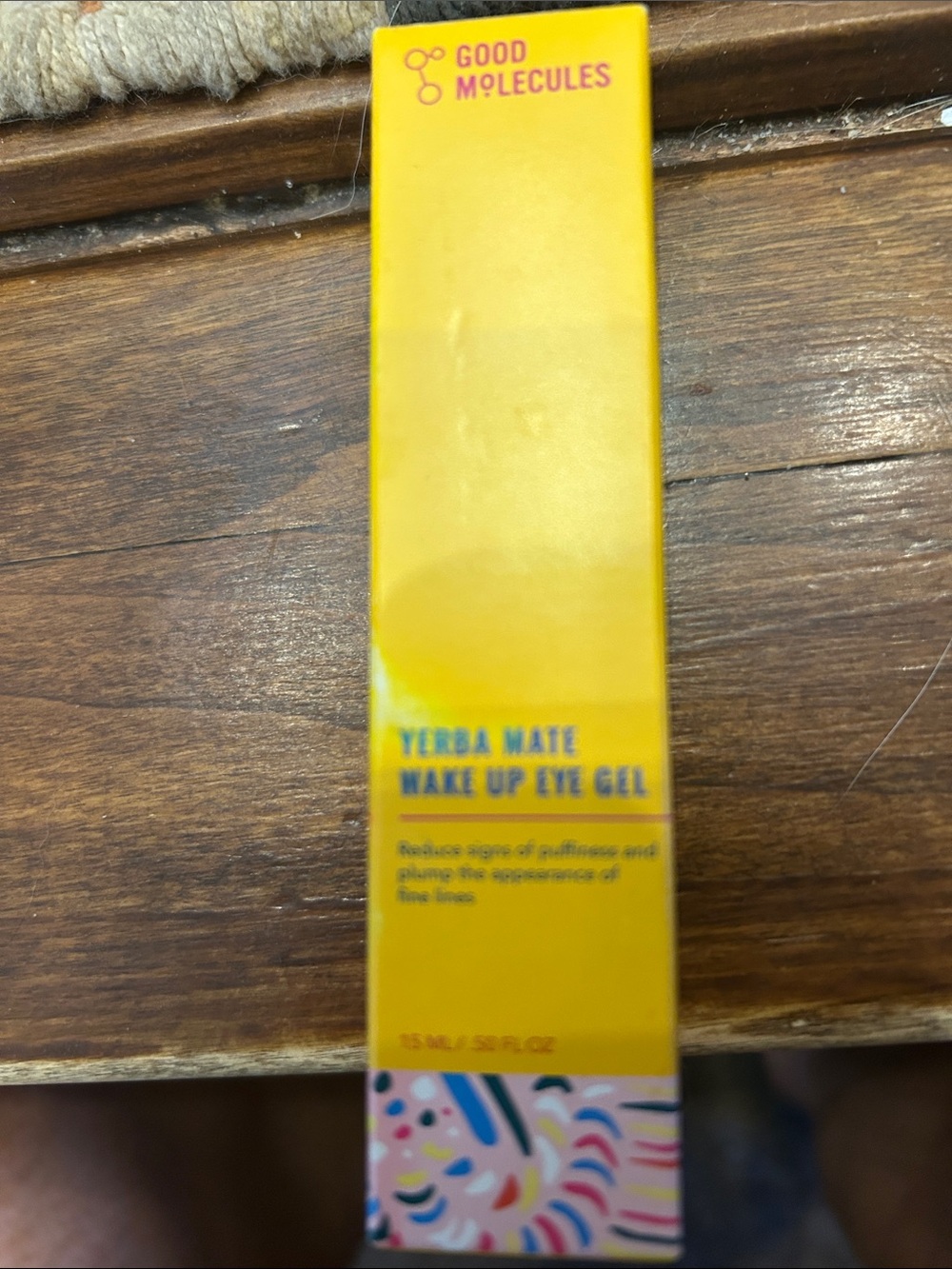 Good Molecules Yerba Mate Wake Up Eye Gel - Bright Yellow Packaging